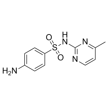 磺胺甲基嘧啶结构式