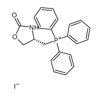 (S)-(+)-4-(2-oxazolidonyl)-methyltriphenylphosphonyl iodide Structure