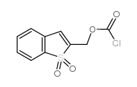 Benzothiophenesulfone-2-methyl chloroformate Structure