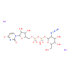 Uridine Diphosphate-GlcNaz Structure
