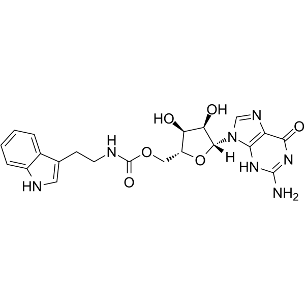 Tryptamine guanosine carbamate structure