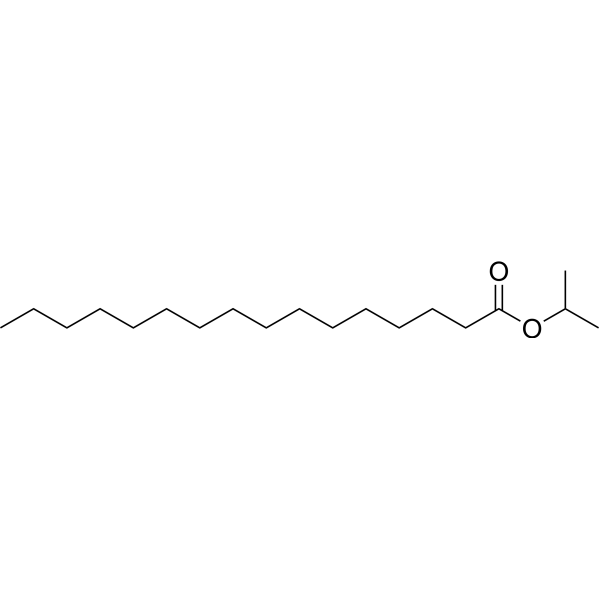 Isopropyl palmitate Structure