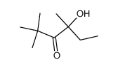 4-hydroxy-2,2,4-trimethyl-hexan-3-one结构式
