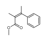 (Z)-methyl 2-methyl-3-phenyl-2-butenoate Structure