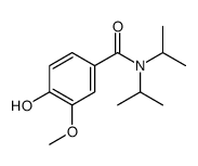4-hydroxy-3-methoxy-N,N-di(propan-2-yl)benzamide Structure