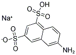 6-氨基-1,3-萘二磺酸一钠盐水合物结构式