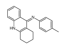 N-(4-methylphenyl)-1,2,3,4-tetrahydroacridin-9-amine结构式