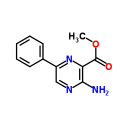 Methyl 3-amino-6-phenylpyrazine-2-carboxylate Structure