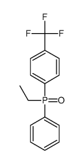 (4-(trifluoromethyl)phenyl) ethylphenyl phosphine oxide Structure