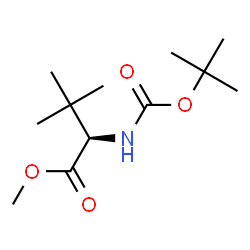 D-VALINE, N-[(1,1-DIMETHYLETHOXY)CARBONYL]-3-METHYL-, METHYL ESTER结构式