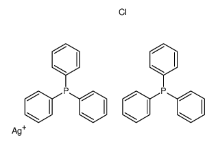 silver,triphenylphosphane,perchlorate Structure
