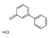 1-phenylpyridin-1-ium-3-ol,chloride结构式