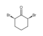 cis-2,6-dibromocyclohexanone结构式