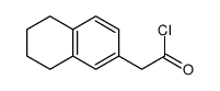 2-(5,6,7,8-tetrahydronaphthalen-2-yl)acetyl chloride Structure