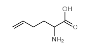 2-氨基-5-己烯酸结构式