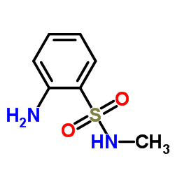2-氨基-N-甲基苯磺酰胺结构式