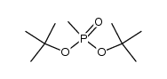 Di-tert-butyl methylphosphonate Structure