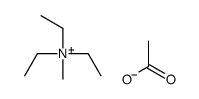 triethyl(methyl)azanium,acetate Structure