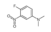 4-氟-N,N-二甲基-3-硝基苯胺结构式