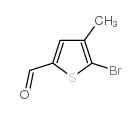 5-bromo-4-methylthiophene-2-carbaldehyde Structure