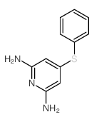 4-phenylsulfanylpyridine-2,6-diamine Structure