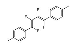 1-methyl-4-[1,2,3,4-tetrafluoro-4-(4-methylphenyl)buta-1,3-dienyl]benzene Structure