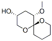 1,7-Dioxaspiro5.5undecan-3-ol, 5-methoxy-, (3.alpha.,5.alpha.,6.beta.)- Structure