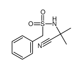 N-(2-cyanopropan-2-yl)-1-phenylmethanesulfonamide Structure