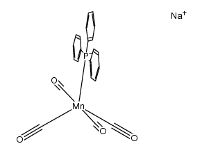 sodium tetracarbonyl(triphenylphosphine)manganate(-I)结构式