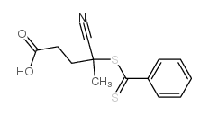4-氰基-4-(苯基硫代甲酰硫基)戊酸结构式
