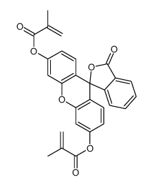 萤光素O,O`-二甲基丙烯酸酯结构式