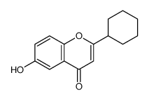 2-环己基-6-羟基-4H-1-苯并吡喃-4-酮结构式
