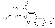 (2Z)-2-(2,5-二甲氧基苯亚甲基)-6-羟基-1-苯并呋喃-3(2H)-酮结构式