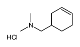 1-cyclohex-3-en-1-yl-N,N-dimethylmethanamine,hydrochloride Structure
