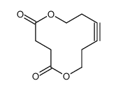 1,6-dioxacyclododec-9-yne-2,5-dione Structure