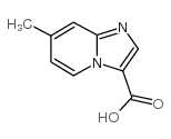 7-甲基咪唑并[1,2-a]吡啶-3-甲酸结构式
