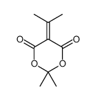 2,2-二甲基-5-(1-甲基亚乙基)-1,3-二氧-4,6-二酮结构式