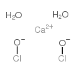 Hypochlorous acid, calcium salt, dihydrate structure