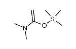 Dimethyl-α-trimethylsiloxyvinyl-acetamid Structure