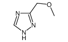 3-(methoxymethyl)-1H-1,2,4-triazole(SALTDATA: FREE)结构式