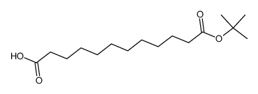 十二烷二酸氢叔丁酯结构式