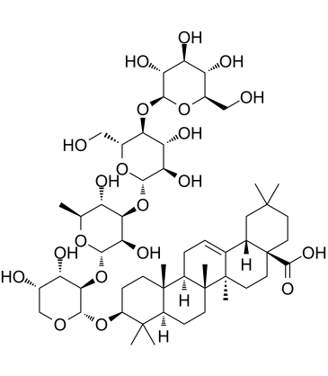 白头翁皂苷E-2结构式
