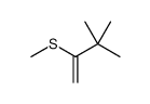 3,3-dimethyl-2-methylsulfanylbut-1-ene结构式