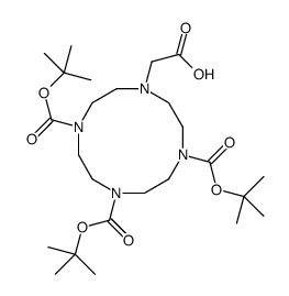 1,4,7-三-Boc-10-(羧甲基)-1,4,7,10-四氮杂环十二烷图片