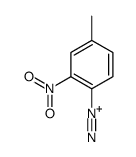 4-methyl-2-nitrobenzenediazonium结构式