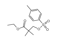 ethyl 2,2-dimethyl-3-(tosyloxy)propanoate结构式