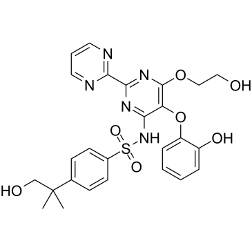 Hydroxy desmethyl Bosentan结构式