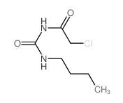 Acetamide,N-[(butylamino)carbonyl]-2-chloro- Structure