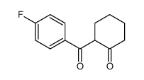 2-(4-fluorobenzoyl)cyclohexanone结构式