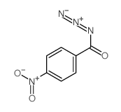 Benzoyl azide, 4-nitro- Structure